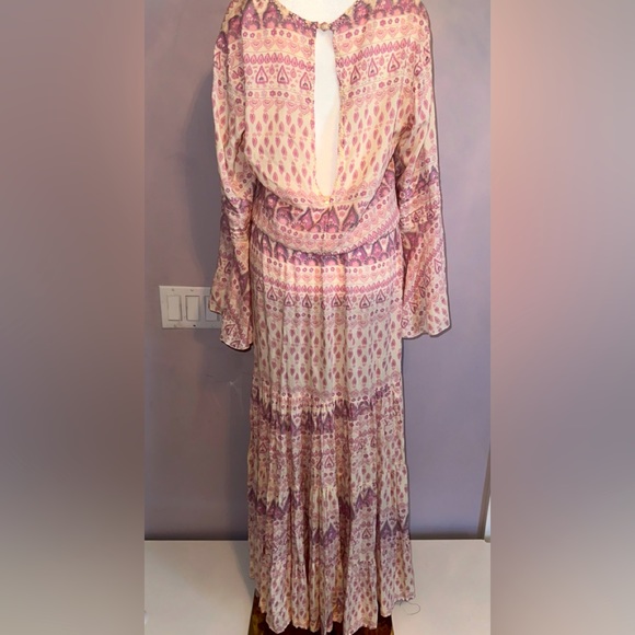 Boho Beachy Chic Maizy Cummings Maxi Dress pinks Size Medium - Picture 2 of 11
